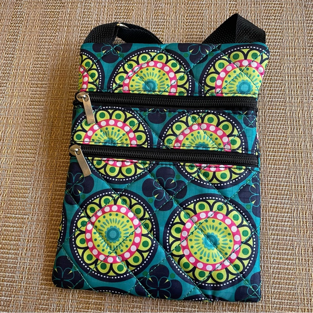 Olivia Moss quilted cross body bag